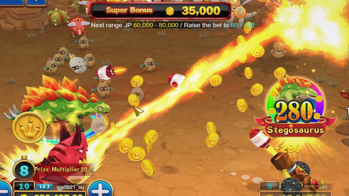 Dinosaur Tycoon · Giao diện ứng dụng SHBET